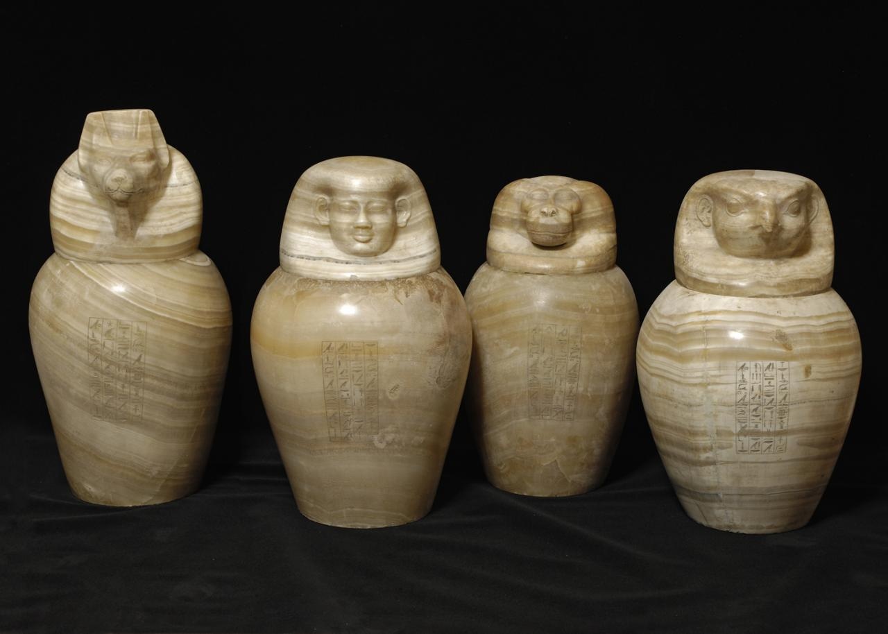egyptian canopic jars